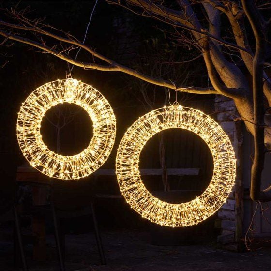 Christmas Wreath Galaxy  - Warm White 40cm - 960 LED