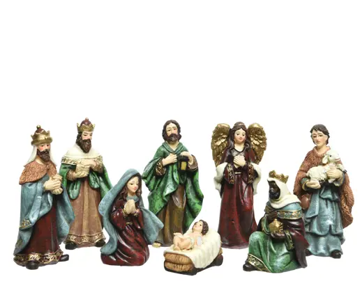 Nativity Figure Set of 8 - 9cm