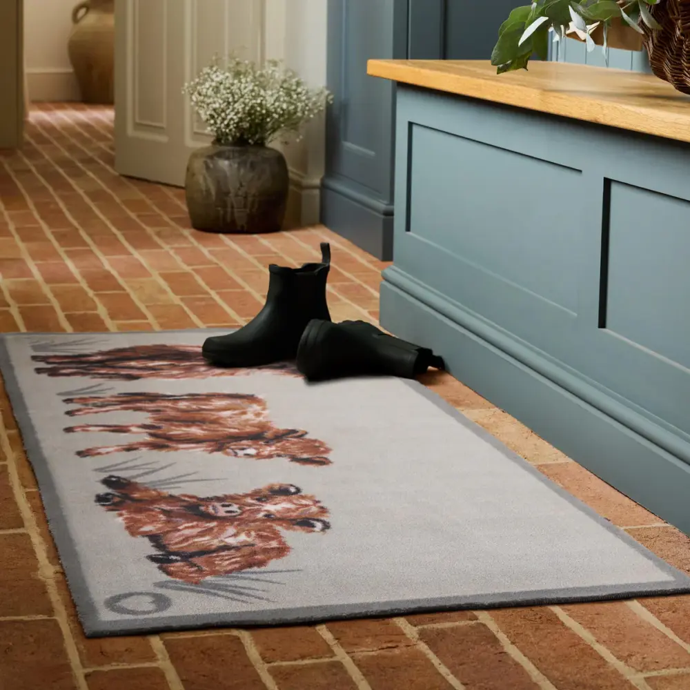 Hug Rug Heritage Highland Cow Runner 65x150
