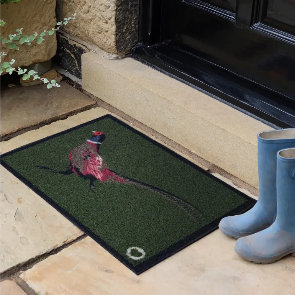 Hug Rug Outdoor Pheasant Green 2 60x80