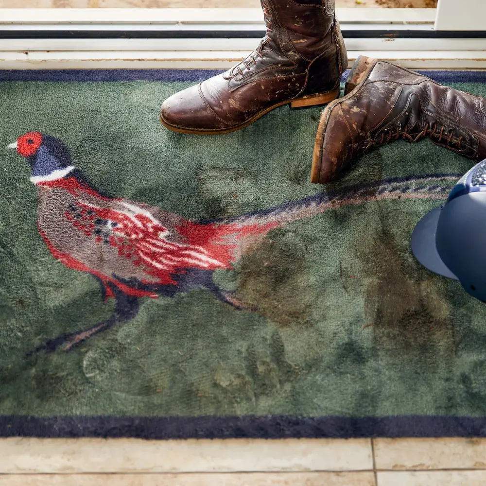 Hug Rug Pheasant 2 (Green) 50x75