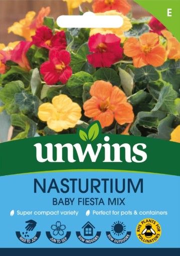 Nasturtium Baby Fiesta Mix