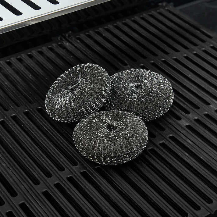 Grillstream Replacement Scouring Brush Head - Pack of 3