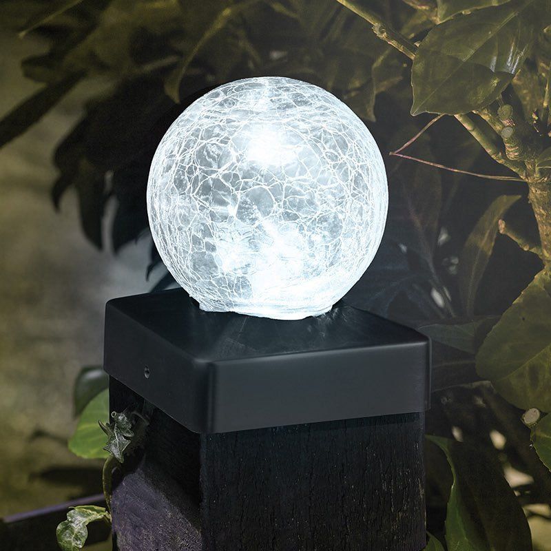 Crackle Ball Post Light 3L
