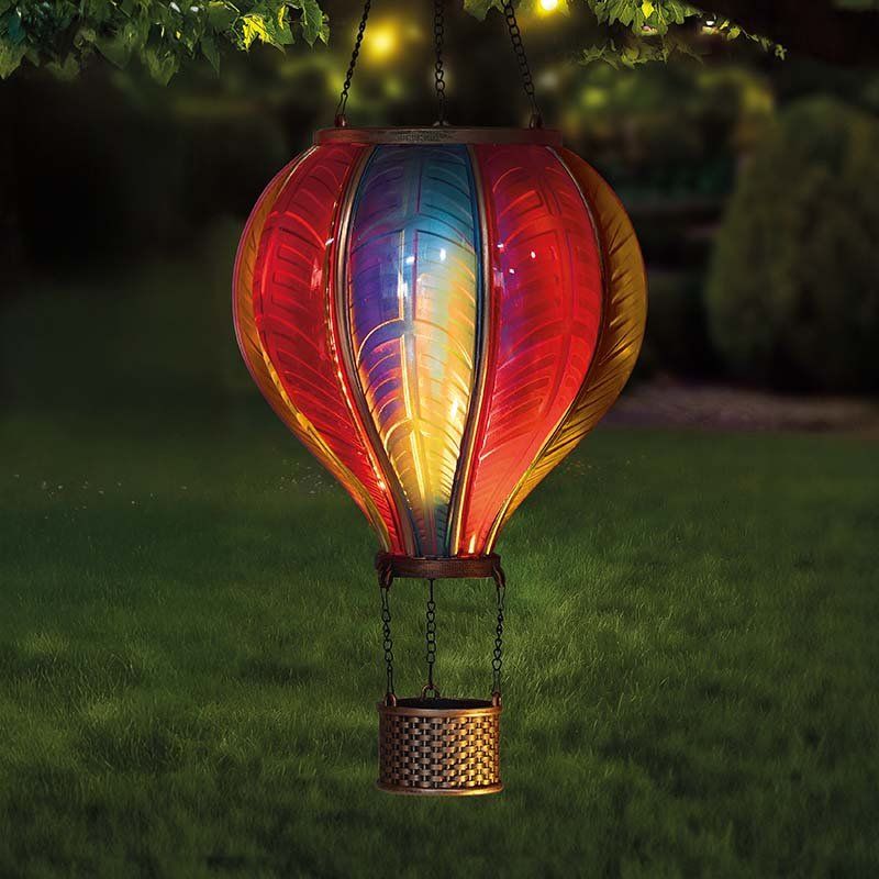 Hanging Solar Decor Light - Rainbow Flaming Balloon - XXL