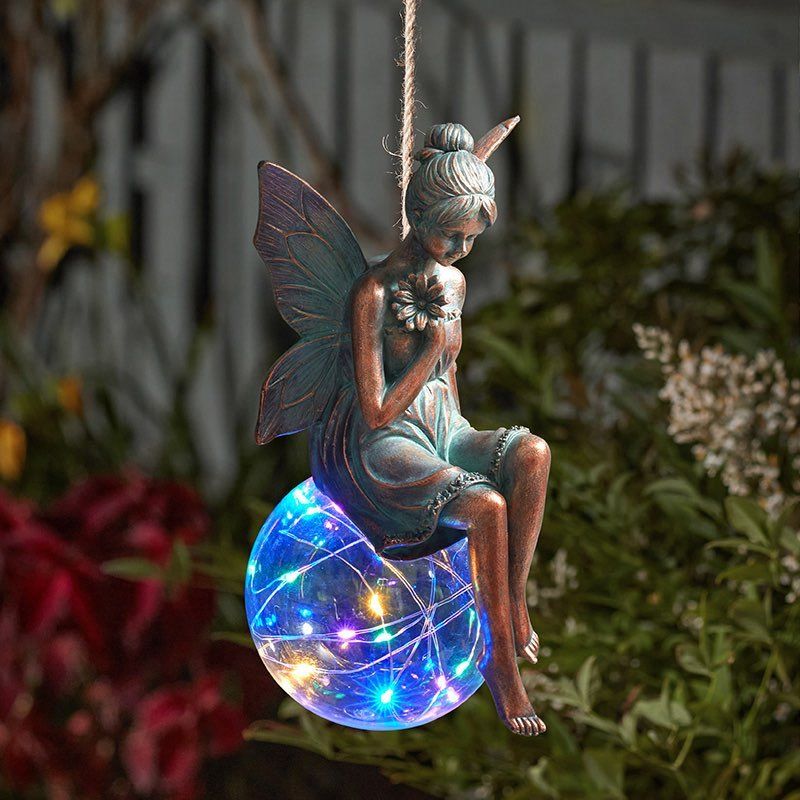Solar Garden Ornament - Fairy Fantasy