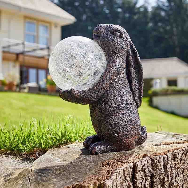 Solar Garden Ornament - Hare Magic