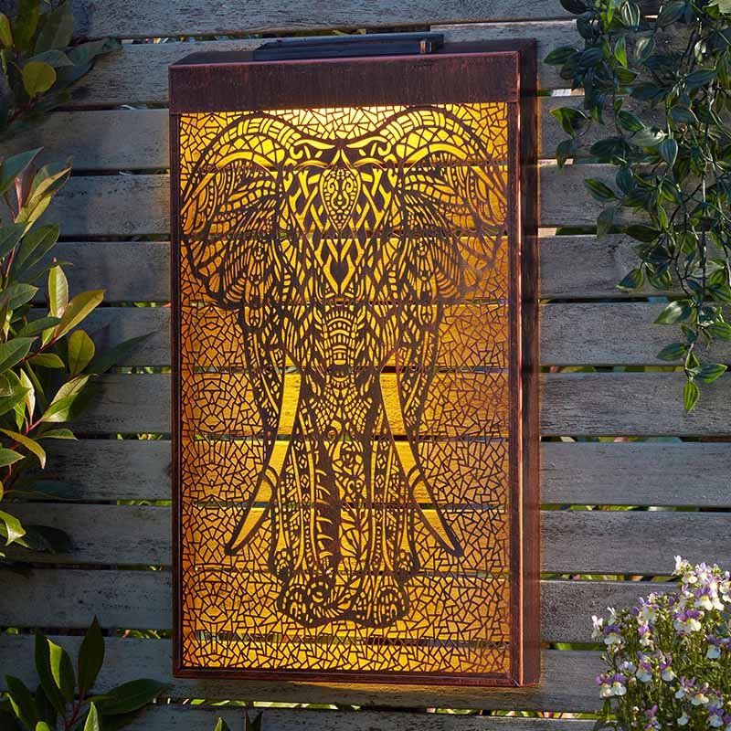 Solar Wall Decor - Illumina D&eacute;corPanel - Elephant