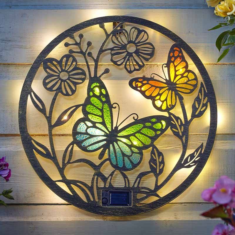 Solar Wall Decor - Papillon D&eacute;corDisc