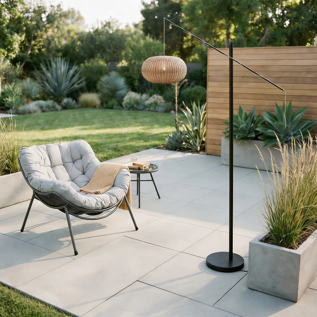 Matera Sesame Rattan - 1.8m - Rattan - Floor Lamp