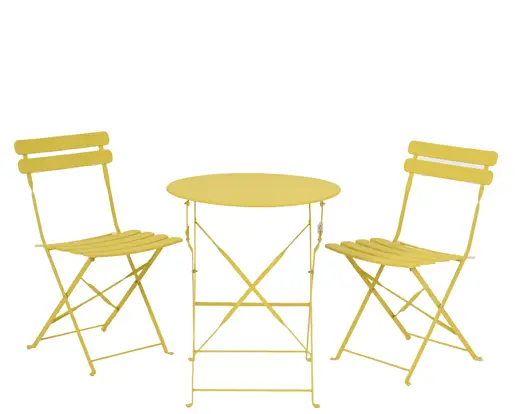 Bistro Set - Helsingborg - Yellow