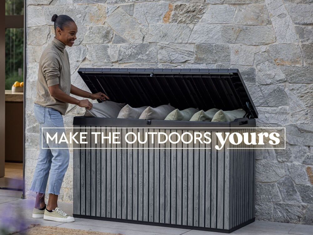 Garden Storage Box - Venetian Grey - 175G