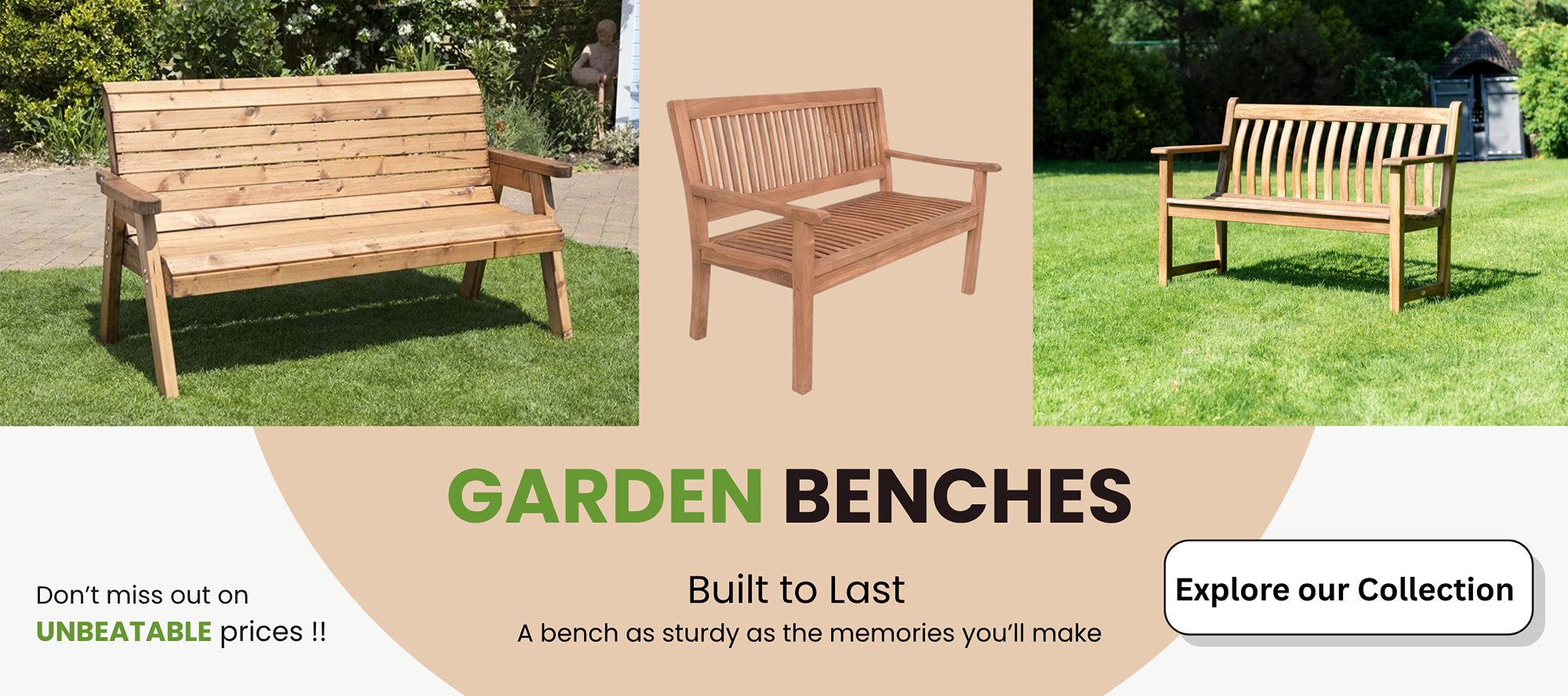 Garden benches 