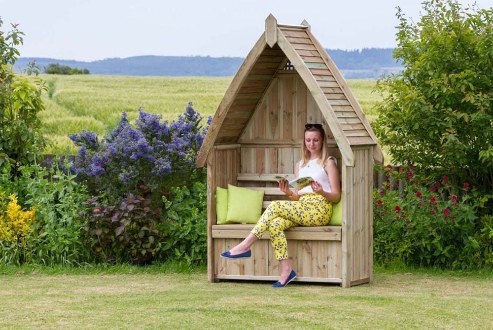 Zest Cheltenham Arbour with storage box