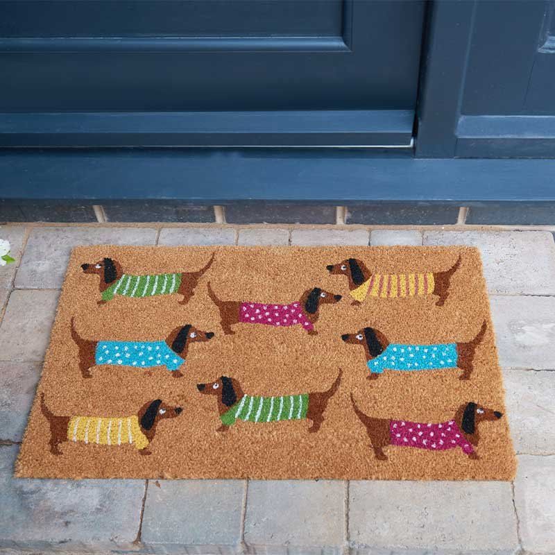 Decoir Mat - Dachshunds - 45 x 75 cm