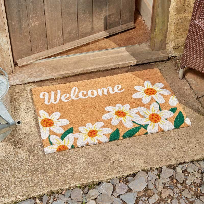 Decoir Mat - Welcome Daisy - 45 x 75 cm