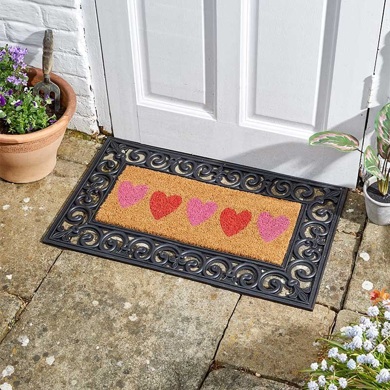 Decoir Mat Insert - Hearts - 23 x 53 cm