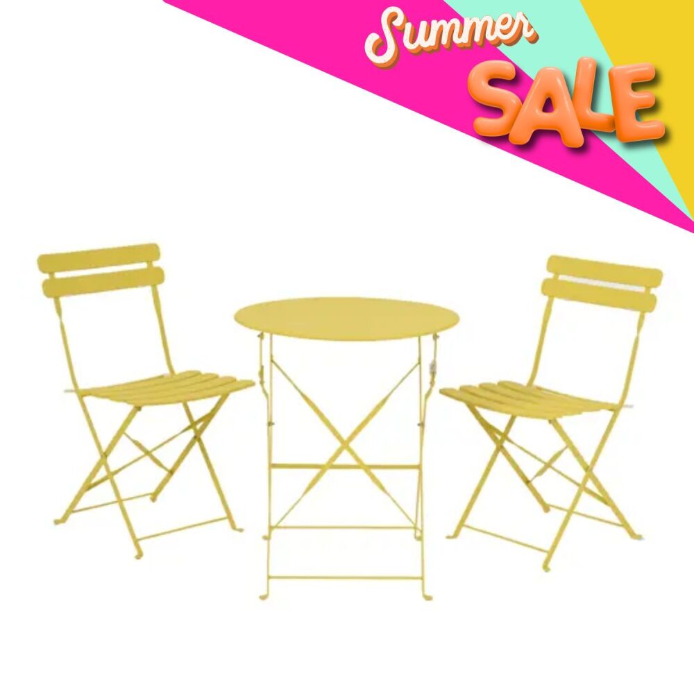 Bistro Set - Helsingborg - Yellow
