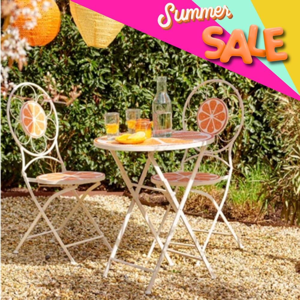 Bistro Set - Orange