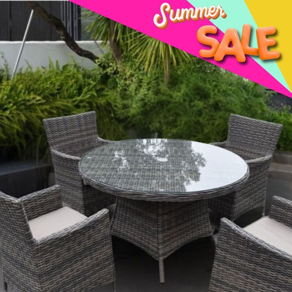Madrid 4 Seat Dining Set