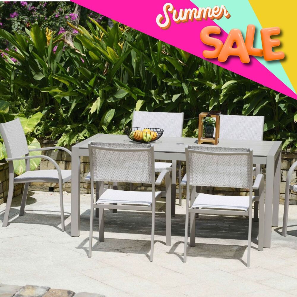 Morella 6 Seat  Rectangular Dining Set