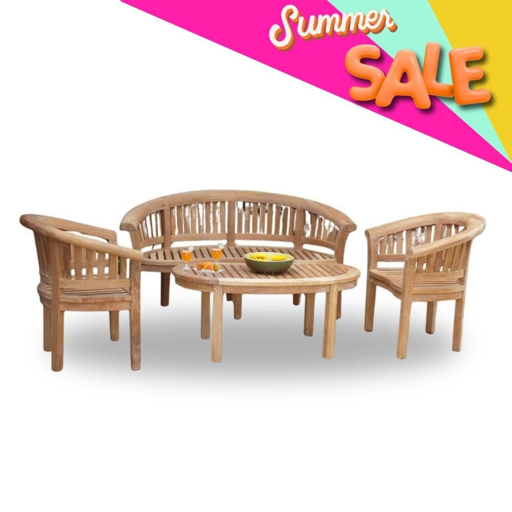 Eden Heritage Teak Garden Coffee Set