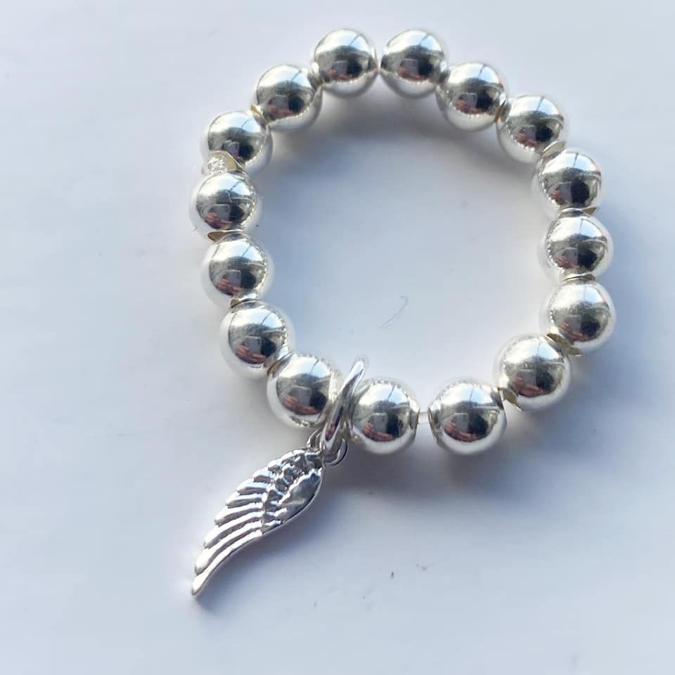 <!--001-->Sparkling Sterling Silver Feather Ring