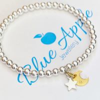 Star and Moon Bracelet (Gold & Silver)