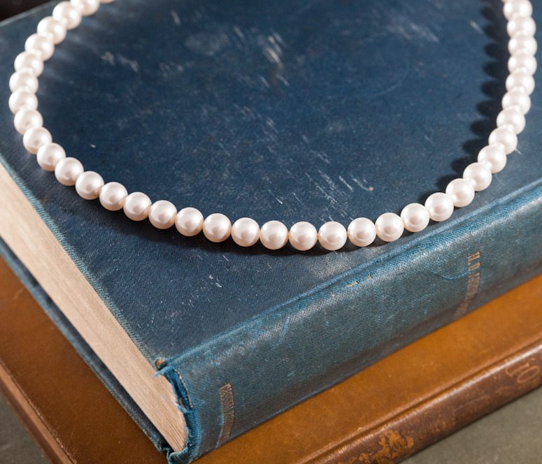 swarovski crystal pearl necklace