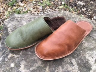 bespoke leather slippers