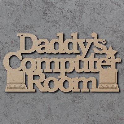Daddys Computer Room Sign