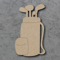 Golf Bag Detailed Craft Shapes
