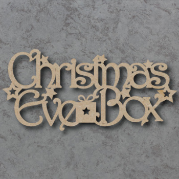 Christmas Eve Box Topper 01 Craft Sign