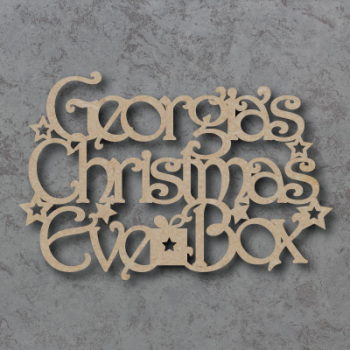 Personalised Christmas Eve Box Topper Sign