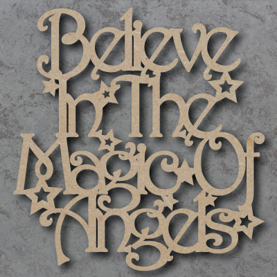 Believe in the Magic of Angels Sign