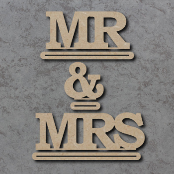 Mr & Mrs Freestanding Craft Sign