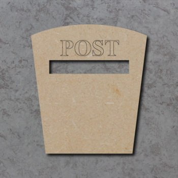 Post Box B Blank Craft Shapes