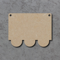 Train Carriage Bunting mdf Shapes
