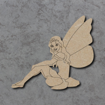 Fairy F (Sitting) Detailed Craft Shapes
