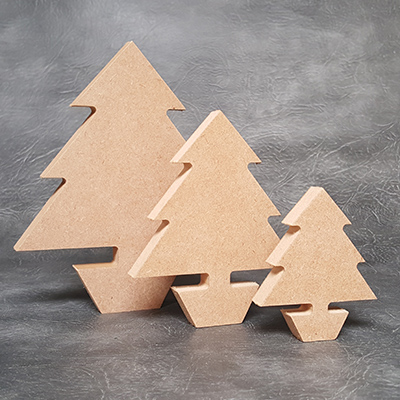 Wooden Christmas Tree Shapes Christmas Craft Blanks Chunky Christmas Tree Tags 