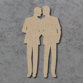 Wedding Couple B (Male) Blank Craft Shapes