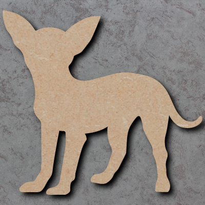 Dog 32 (Short Haired Chihuahua) Craft Shapes
