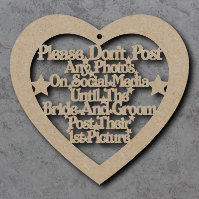 Please Don't Post on Social Media Heart