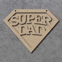 Super Dad Emblem Sign