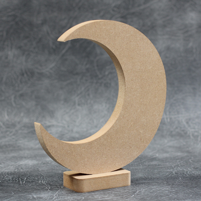 Moon Freestanding Craft Shapes 18mm Thick