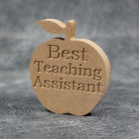 Apple (Best Teaching Assistant) Craft Shapes 18mm Thick