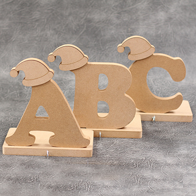 Stocking Hanger Wooden Letters 18mm Thick
