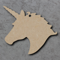 Unicorn Head Blank Craft Shapes