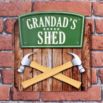 Personalised Printed Shed & Garden Tool Plaques
