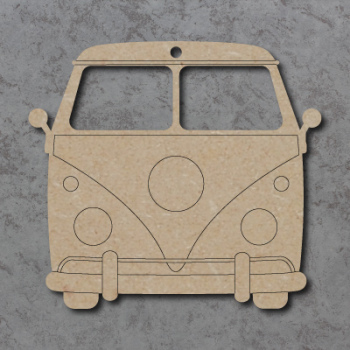 Camper Van (Front Profile) Detailed Craft Shapes